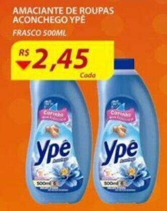 Assaí Atacadista Amaciante de roupas Aconchego Ype 500ml oferta