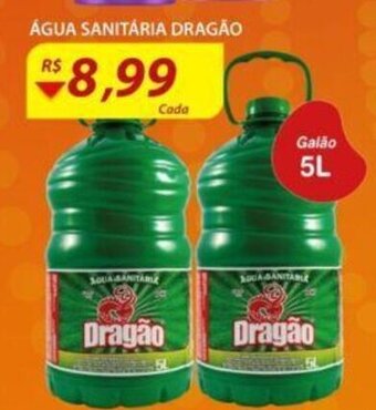 Assaí Atacadista Agua sanitaria Dragao 5L oferta
