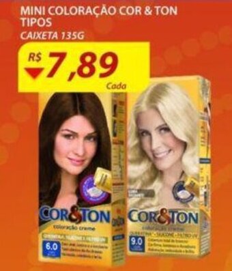 Assaí Atacadista Mini Coloracao Cor & Ton tipos 135g oferta