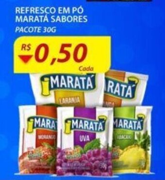 Assaí Atacadista Refresco em po Marata Sabores 30g oferta