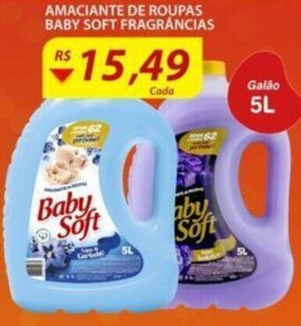 Assaí Atacadista Amaciante de Roupas baby Soft fragrancias 5L oferta