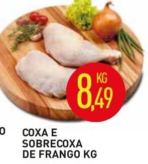 Calvo Atacadista Coxa e sobrecoxa de Frango 1kg oferta