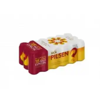 Supermercado Bernardão Cerveja skol lata 350ml pack com 18unidades ambev oferta