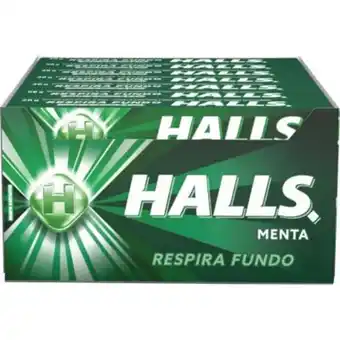 Bala sabor menta caixa 21 unidades - halls