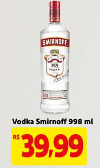 Mercado Extra Vodka Smirnoff 998ml oferta