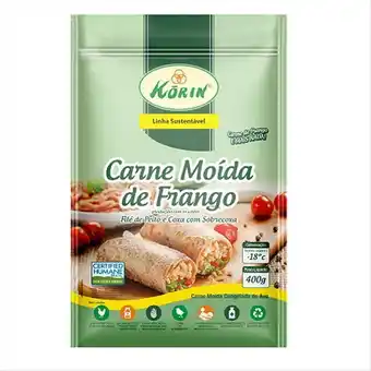 Zona Sul Carne moída de frango korin 400g oferta