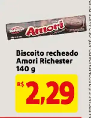 Biscoito Recheado Amori Richester 140g