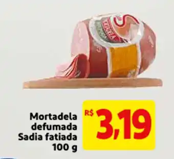 Mercado Extra Mortadela Defumada Sadia Fatiada 100g oferta