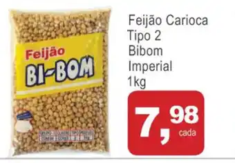 Mineirão Atacarejo Feijao Carioca Tipo 2 Bibom Imperial 1kg oferta
