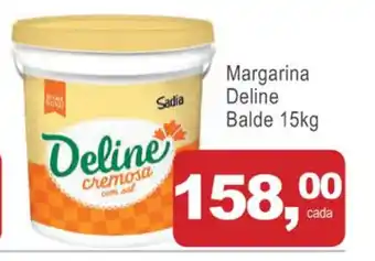 Mineirão Atacarejo Margarina Deline Balde 15kg oferta