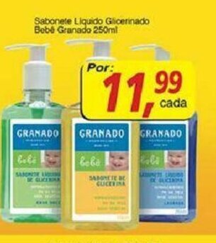 Sabonete Liquido Glicerinado Bebe Granado 250ml