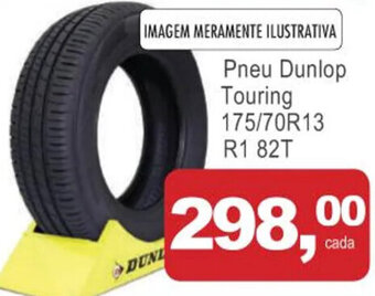 Mineirão Atacarejo Pneu Dunlop Touring 175/70R13 R1 82T oferta