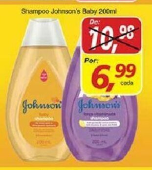 Supermercados Guanabara Shampoo Johnson's Baby 200ml oferta