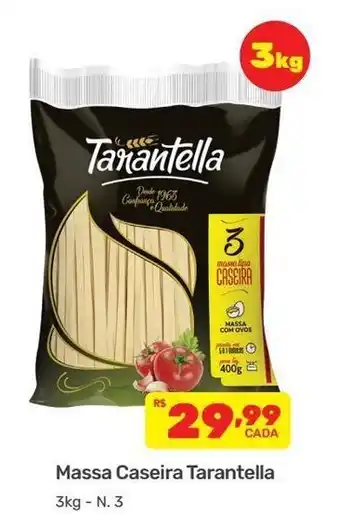 Supermercados Condor Massa caseira Tarantella 3kg - N.3 oferta