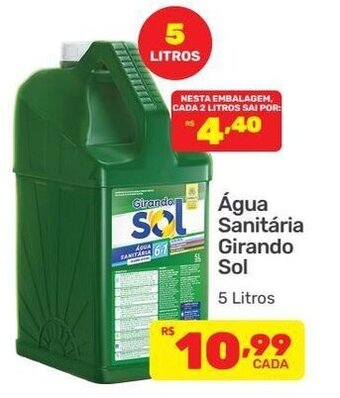 Supermercados Condor Agua Sanitaria Girando Sol 5L oferta