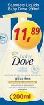 Supermercados Guanabara Sabonete Liquido Baby Dove 200ml oferta