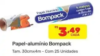 Supermercados Condor Papel Aluminio Bompack 30cm x 4m oferta