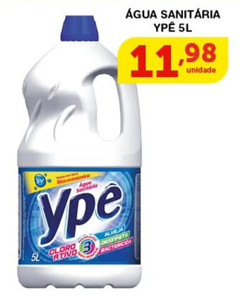 Roldão Agua Sanitaria Ype 5L oferta