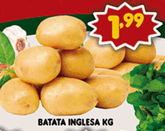 Supermercados Cristal Batata Inglesa 1kg oferta