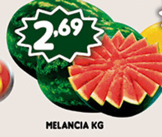 Supermercados Cristal Melancia 1kg oferta
