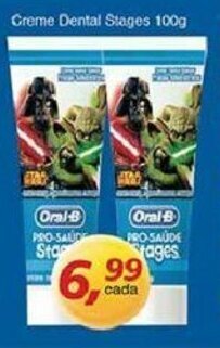 Supermercados Guanabara Creme Dental Stages 100g oferta