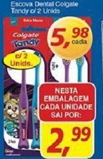 Supermercados Guanabara Escova Dental Colgate Tandy c.2 unids. oferta
