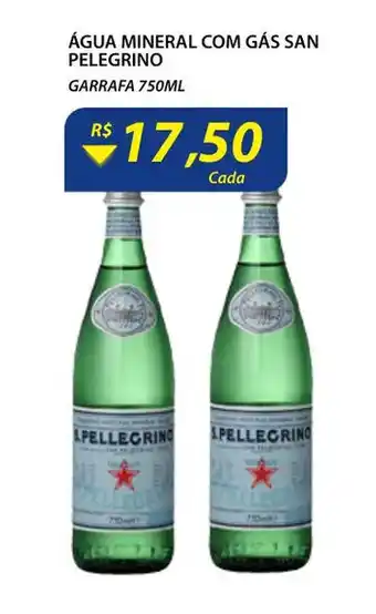 Agua Mineral com gas San Pelegrino 750ml