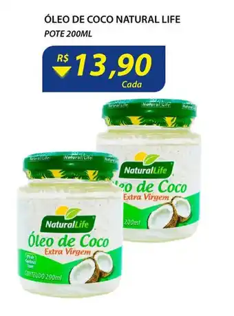 Assaí Atacadista Oleo de Coco Natural Life 200ml oferta