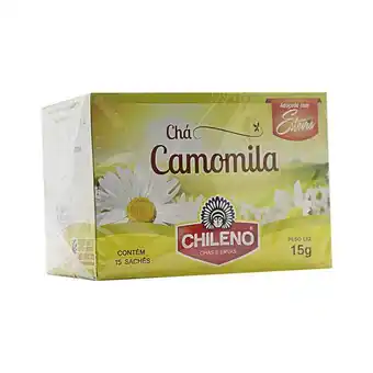 Drogaria Santa Marta Chá chileno camomila stevia 15 sachês oferta