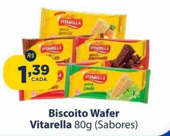 Super Show Biscoito wafer vitarella sabores oferta