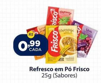 Super Show Refresco em pó frisco sabores oferta