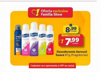 Super Show Desodorante aerosol suave fragrâncias oferta