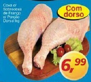 Supermercados Guanabara Coxa c/ Sobrecoxa de Frango c/ Porcao Dorsal 1kg oferta