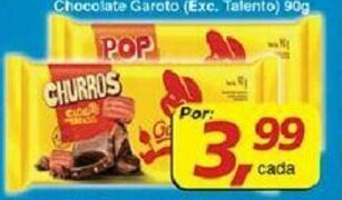 Supermercados Guanabara Chocolate Garoto 90g oferta