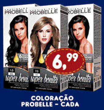 Supermercados Cristal Coloracao Probelle cada oferta