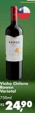 Big Box Vinho chileno rawen varietal oferta