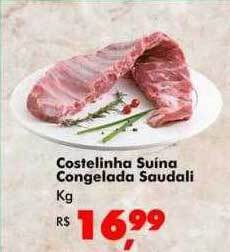 Costelinha suína congelada saudali kg