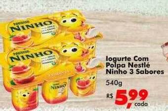 Big Box Iogurte com polpa nestlé ninho 3 sabores oferta