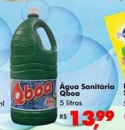 Big Box Água sanitária qboa oferta