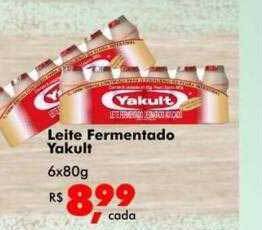 Leite fermentado yakult