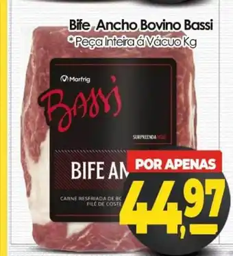 Bife ancho bovino bassi peça inteira á vácuo kg