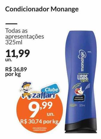 Zaffari Condicionador monange oferta