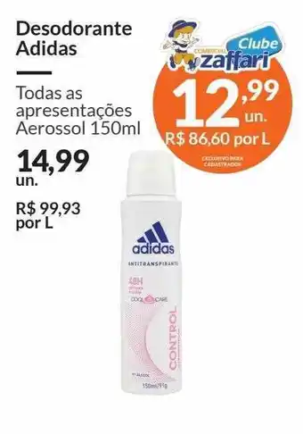 Zaffari Desodorante adidas oferta
