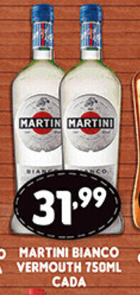 Martini Bianco Vermoth 750ml cada