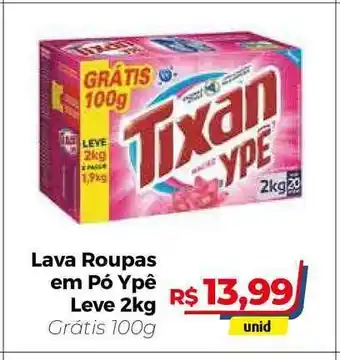 Hiper Moreira Lava Roupas Em Pó Ypê 2kg oferta