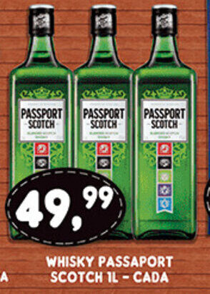 Whisky Passport Scotch 1L cada