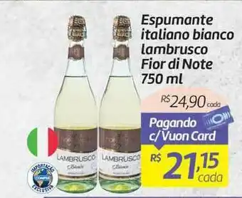 Espumante Italiano Bianco Lambrusco Fior Di Note 750ml