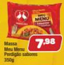 Costazul Supermercados Massa Meu Menu Perdigao sabores 350g oferta