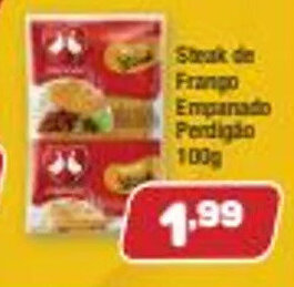 Costazul Supermercados Steak de frango empanado Perdigao 100g oferta