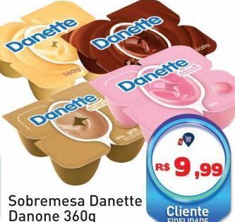 Tonin Superatacado Sobremesa danette danone 360g oferta